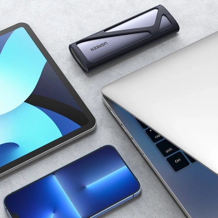 Ugreen M.2 SSD-Laufwerksgehäuse USB 3.2 Gen 2 (SuperSpeed USB 10 Gbit/s) grau (CM400 90264)