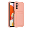 Futerał CARD CASE do SAMSUNG A14 5G / A14 4G różowy