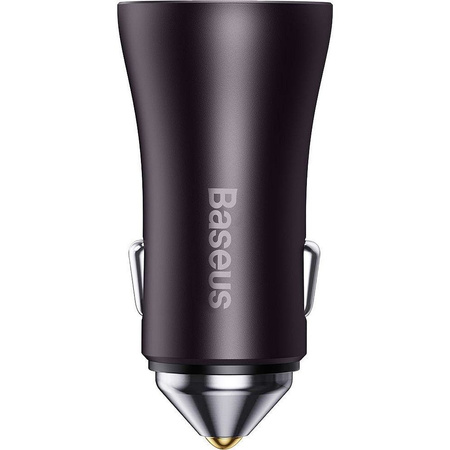 Baseus Golden Contactor Pro car charger 2x USB-C 40W gray (CGJP000013)