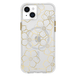 Case-Mate Floral Gems MagSafe - Etui iPhone 15 Plus (Gold)