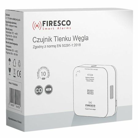 Czujnik tlenku węgla Firesco FCO-850 SA