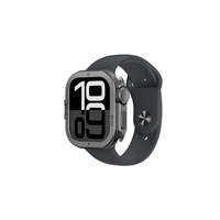 AmazingThing Titan Pro Metal Case for Apple Watch 11 46mm Aluminum - Black