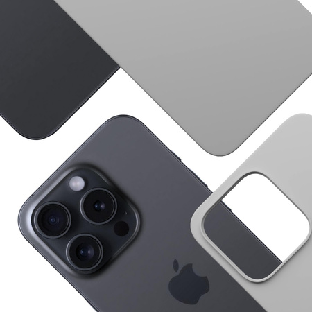 Apple iPhone 16 Pro - 3mk Hardy MagSilicone Natural Titanium