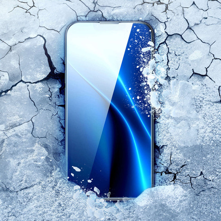 Baseus Vollbild-Hartglas für iPhone 12 Pro Max mit Lautsprecherabdeckung 0,4 mm + Montageset