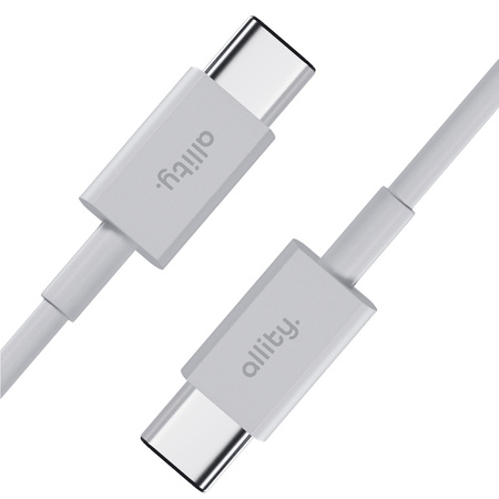 Allity kabel AUC-03 USB-C - USB-C 1,0 m 100W biały
