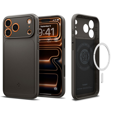SPIGEN THIN FIT MAG MAGSAFE IPHONE 17 PRO GUNMETAL