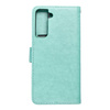 Kabura MEZZO Book do SAMSUNG S21 mandala zielony