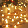 LED Garland 10m (100 LEDs) Balls Warm White 220