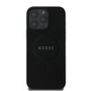 GUESS futerał do IPHONE 16 Pro kompatybilny z MagSafe GUHMP16LPSAHMCK (PU Saffiano Classic Logo) czarny
