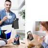 3 w 1 etui iPhone 14 Plus z MagSafe portfel blokada RFID podstawka Dux Ducis Rafi Mag - czarne