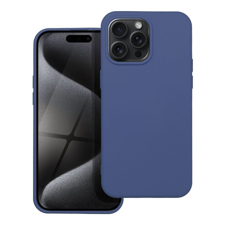 Futerał SILICONE do IPHONE 15 PRO MAX niebieski