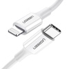 Ugreen MFi cable USB Type C cable - Lightning 3A 0.5 m white (US171)