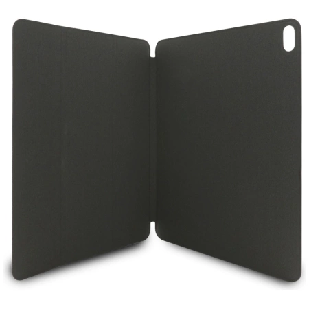 Karl Lagerfeld Saffiano Magnetische Karl &amp; Choupette iPad Air 13&quot; 2024 Buchcover-Hülle - Schwarz