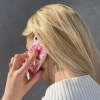 Wozinsky Marble TPU case cover for iPhone 12 Pro Max pink