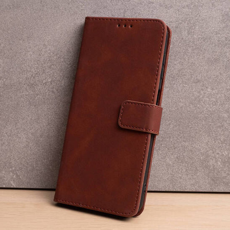 Etui Smart Velvet do Xiaomi Redmi Note 13 5G (global) brązowe