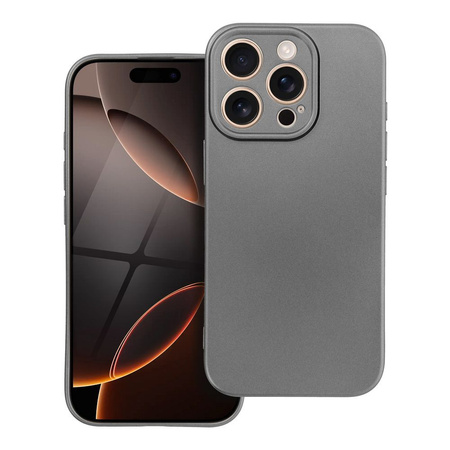 Futerał METALLIC do IPHONE 16 Pro szary