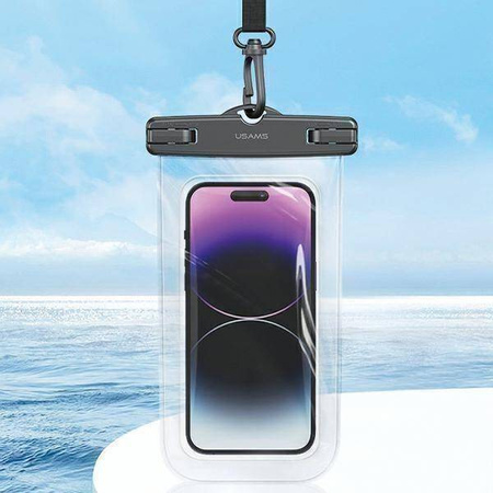 Etui USAMS Waterproof Case transparentne