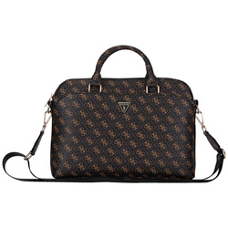 Tasche LAPTOP 15" Guess New 4G Zipper Pocket Triangle Logo schwarz