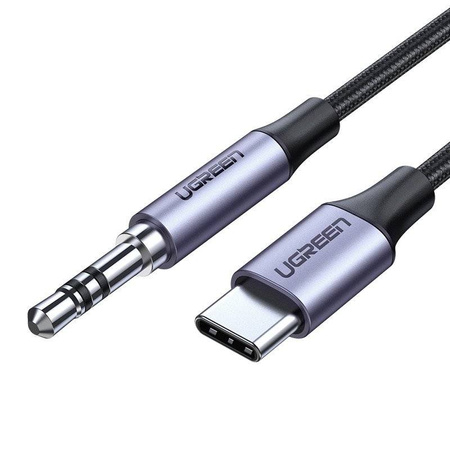 UGREEN mini jack 3,5mm AUX  to USB-C Cable 1 m (deep gray)