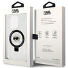 Karl Lagerfeld KLHMP15LHMRSKHH iPhone 15 Pro 6,1" weiß/weiß Hardcase Ring Stand Karl Head MagSafe