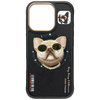 Etui Nimmy Glasses Cool Dog MagSafe do    iPhone 16 Pro Max czarny