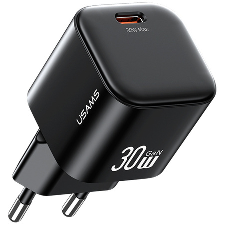 Ładowarka sieciowa USAMS JO Series CC262 30W USB-C + kabel USB-C/USB-C 1m biały