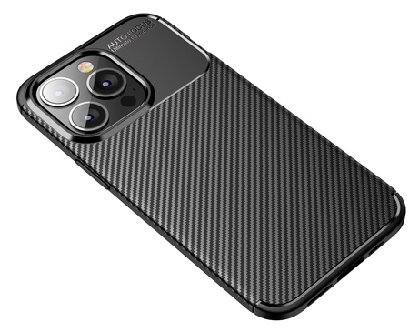 Futerał CARBON PREMIUM do IPHONE 13 Pro Max czarny