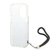 Original Case IPHONE 14 PRO MAX Guess Hardcase 4G Print Strap (GUOHCP14XH4STW) brown