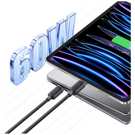 Kabel USAMS KY Series US-SJ701 60W USB-C do USB-C 3m czarny