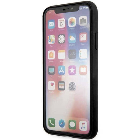 Oryginalne Etui IPHONE X / XS Guess Hardcase 4G Big Metal Logo (GUHCPX4GMGGR) szare