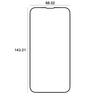 Etteri szkło hartowane 9D do iPhone 13 / 13 Pro / 14 6,1"
