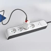 Hama Premium 4-Socket Surge Protector Strip 1.5m - White