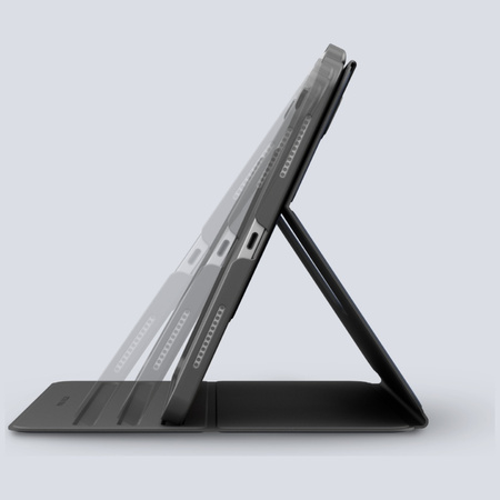 Etui UNIQ Rovus Snapmount Magnetic 360   Rotating Detachable do iPad Air 11" (M2/M3) / iPad Air 10.9" (2022/2020) szary