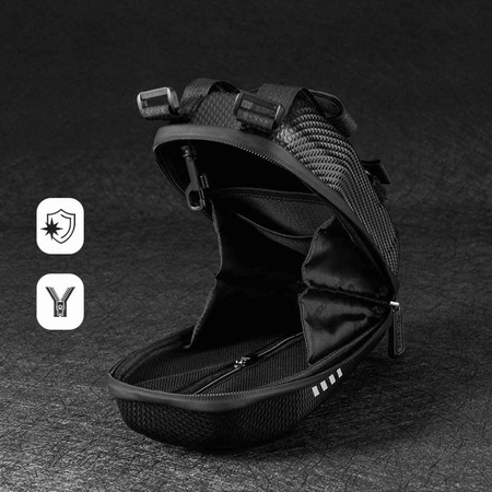 Torba rowerowa Rockbros B62-1 na kierownicę lub ramę 3 l - czarna