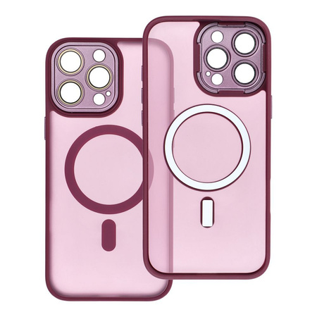 Futerał VARIETE MAG COVER kompatybilny z MagSafe do SAMSUNG S25 FE fioletowy