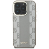 Original Case IPHONE 16 PRO MAX DKNY Hardcase Checkered Pattern MagSafe beige