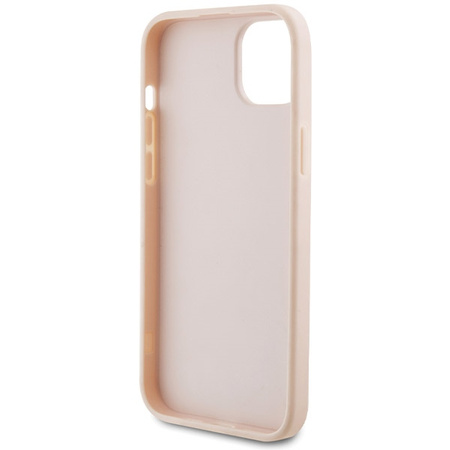 Etui Karl Lagerfeld Quilted K Pattern na iPhone 15 Plus / 14 Plus - różowe