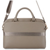 Torba LAPTOP 15" Guess Grained Zipper Pocket Triangle Logo brązowe