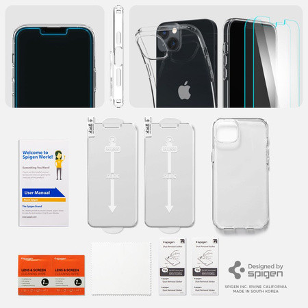 Spigen CRYSTAL PACK IPHONE 14 PLUS KRISTALLKLAR
