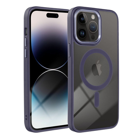 Futerał Color Edge Mag Cover kompatybilny z MagSafe do IPHONE 15 PRO fioletowy