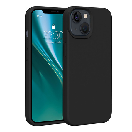 Nakładka Etteri Silicone Case do iPhone 13 6,1" czarna
