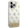Guess GUHCP14LHG4MHG iPhone 14 Pro 6.1 &quot;gold / gold hardcase 4G Pattern Script