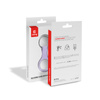 Crong Silicone Case with Key Ring – Etui ochronne brelok do Apple AirTag (fioletowy)