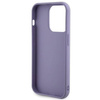 Etui Guess Sequin Script Metal na iPhone 15 Pro - fioletowe