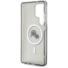Etui Karl Lagerfeld Button Karl & Choupette Heads Printed Logo MagSafe Samsung Galaxy S25 Ultra czarny