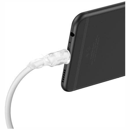 Kabel USAMS US-SJ603 U84 3A USB-C do     USB-A 3m biały