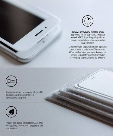 3MK HARD GLASS MAX IPHONE 7 CZARNY