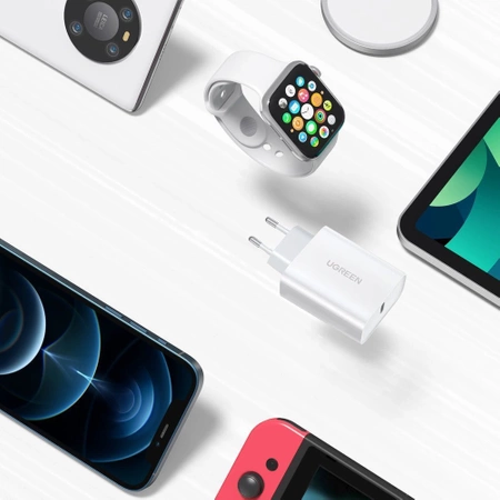 Ugreen USB-Ladegerät Power Delivery 3.0 Quick Charge 4.0+ 20W 3A weiß (60450)