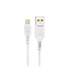 KABEL USB IPHONE DENMEN BIAŁY 1M D01L 20W 2.4A