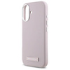 Karl Lagerfeld nakładka do iPhone 16 6,1" KLHMP16SPGMSRPP różowa Hardcase FW Metal Plate MagSafe